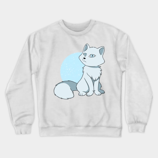 Arctic Fox Crewneck Sweatshirt by Firestorm Fox